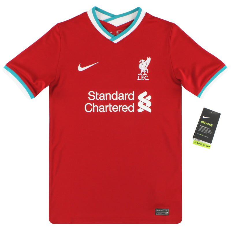 Camiseta de local Nike del Liverpool 2020-21 *BNIB* Talla S Juvenil