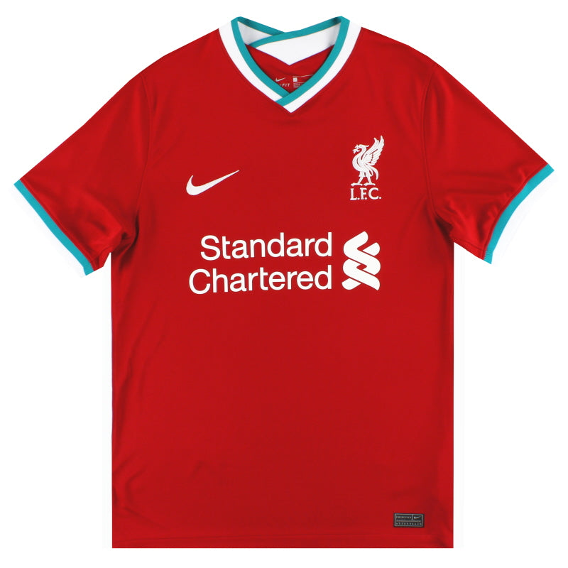 2020-21 Liverpool Nike Home Shirt S - Classic Football Kit