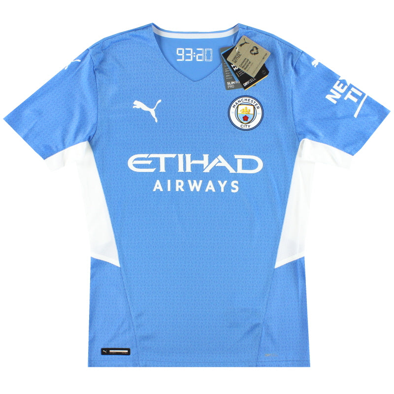 2021-22 Camiseta de Local Puma de Jugador del Manchester City *con etiquetas* S