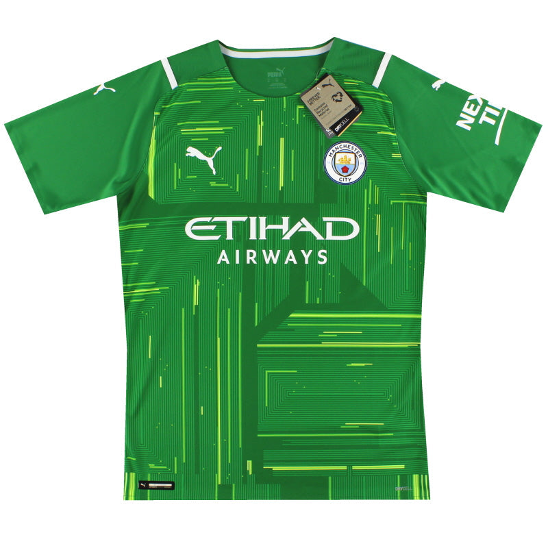Camiseta de portero Puma Player Issue Manchester City 2021-22 *con etiquetas* XL