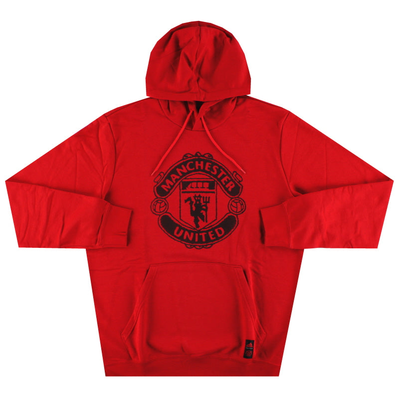Sudadera con capucha adidas DNA del Manchester United 2020-21 *Como nueva* L