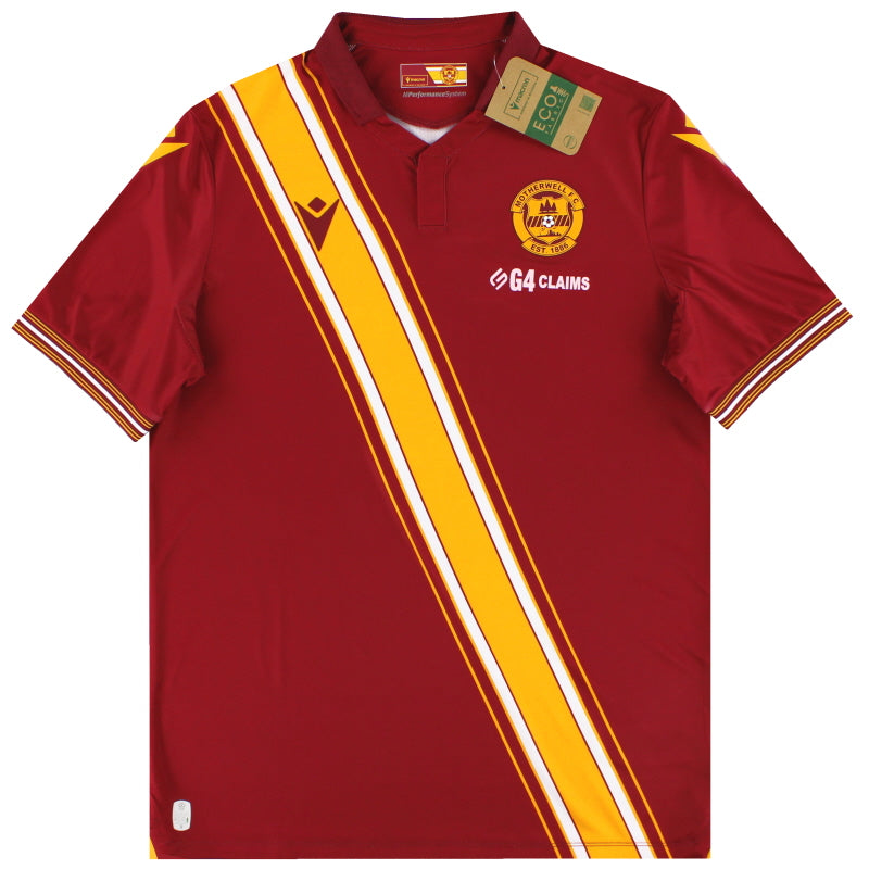 Camiseta de visitante Motherwell Macron 2023-24 *BNIB* L