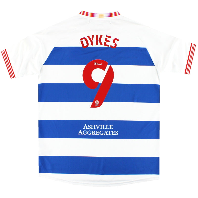 Camiseta de local Errea QPR 2020-21, modelo jugador, Dykes #9 XXXL