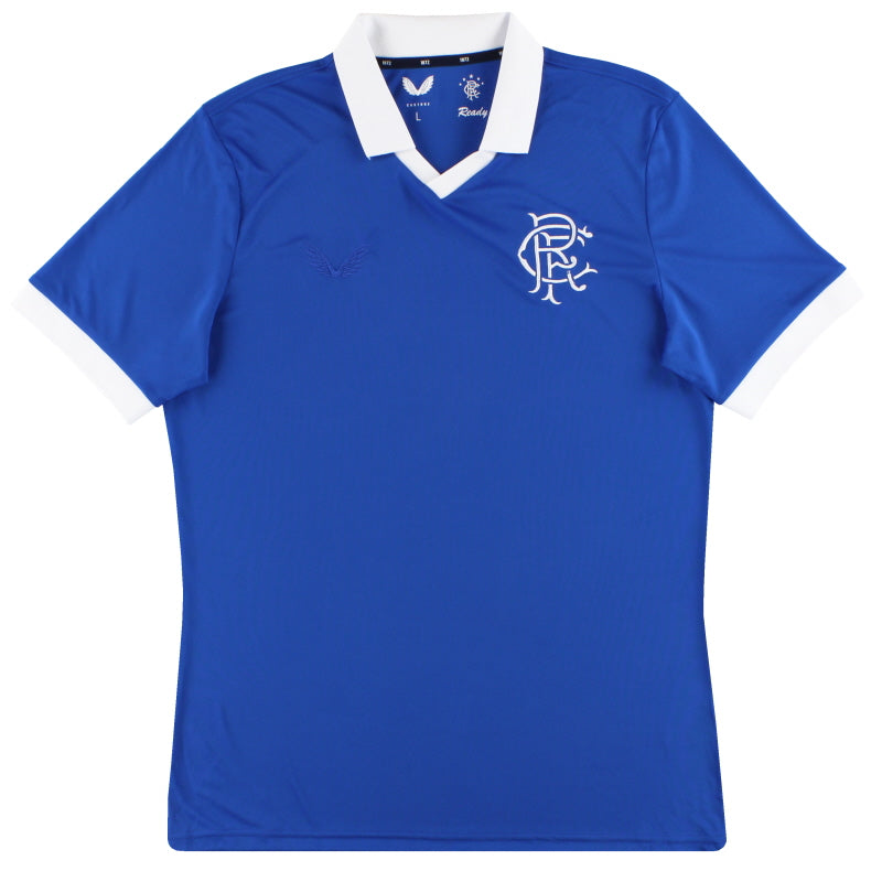 Camiseta Retro Local Castore Rangers 2020-21 *Como Nueva* XXXXL