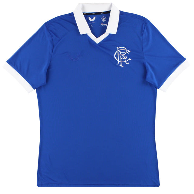 2020-21 Rangers Castore Retro Home Shirt *As New* XXXL