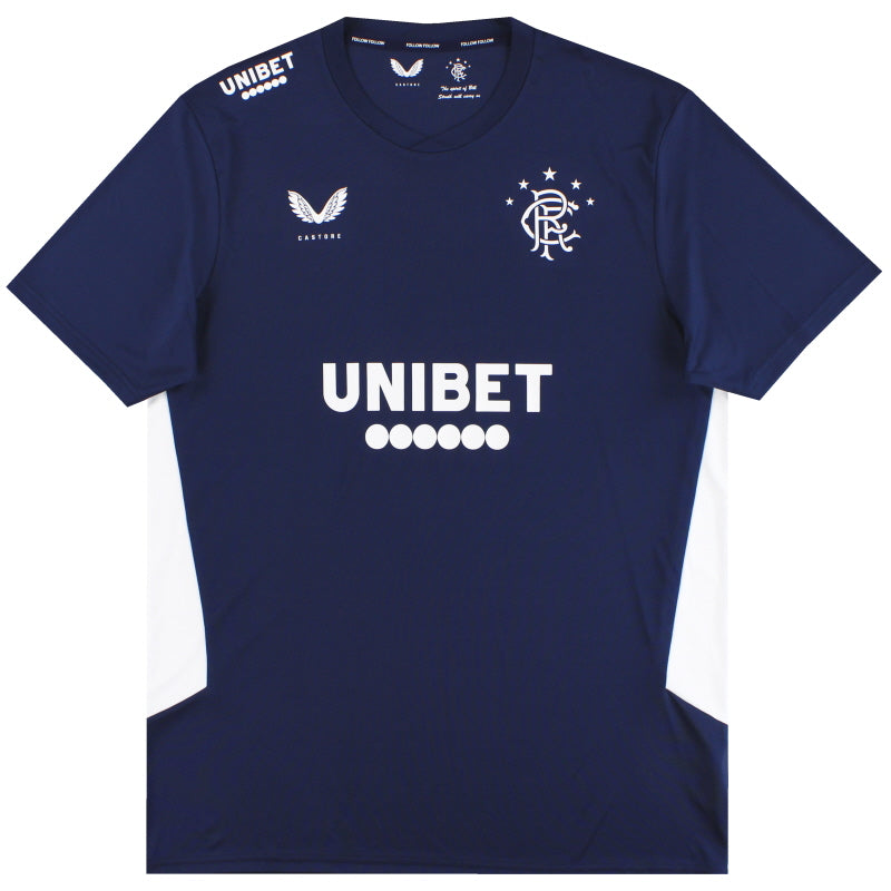 Camiseta de entrenamiento Castore Rangers 2020-21 *Como nueva* XXXL