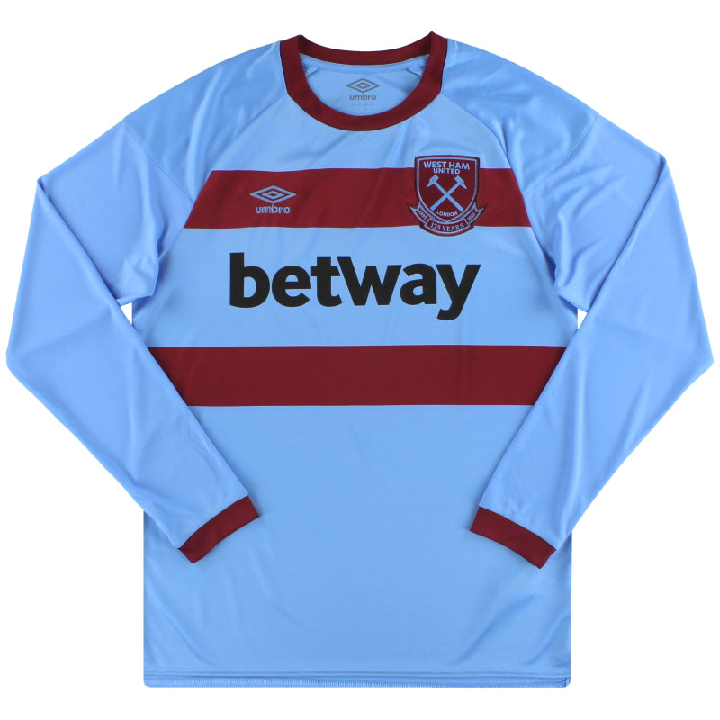 Camiseta del West Ham Umbro "125 Years" Visitante Manga Larga 2020-21
