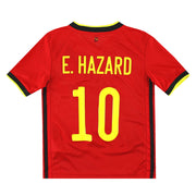 Camiseta Local Bélgica adidas 2020-21 E.Hazard #10 J