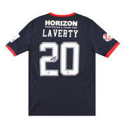2020-21 Camiseta de Local del Falkirk Puma, de jugador, 'Firmada' por Laverty #20 Talla M