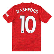 Camiseta de local del Manchester United adidas 2020-21 Rashford #10 Talla S