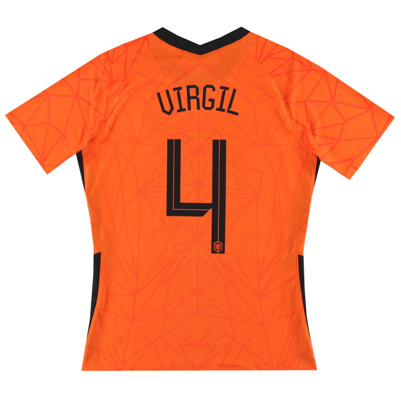 2020-22 Holanda Nike Camiseta Local de Jugador Virgil #4 *Como Nueva* XL