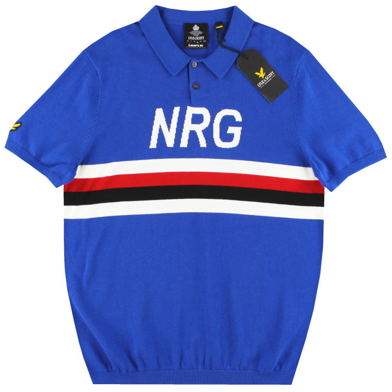Polo Lyle and Scott x Lovers FC Sampdoria con franja en el pecho 2020 *A ESTRENAR* M