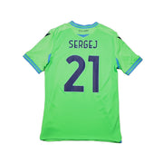 Camiseta Visitante Macron Lazio Sergej #21 2020/21 (XL)