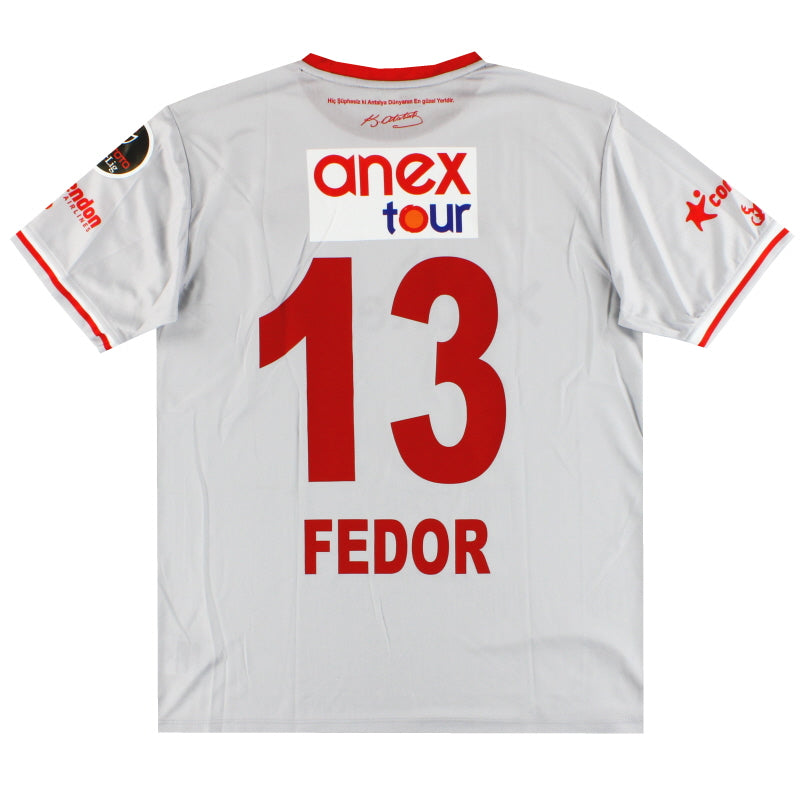 Camiseta del cuarto uniforme de juego del Antalyaspor 2021-22 para jugador Fedor #13 XL