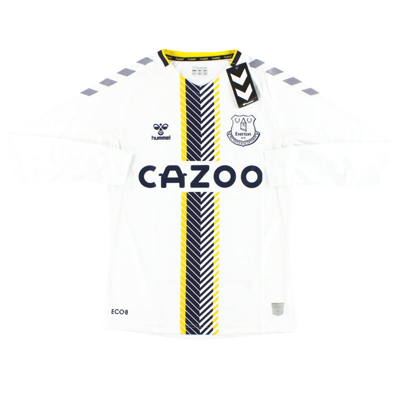 Camiseta de la Tercera Equipación del Everton Hummel 2021-22 Manga Larga *con etiquetas* Talla S