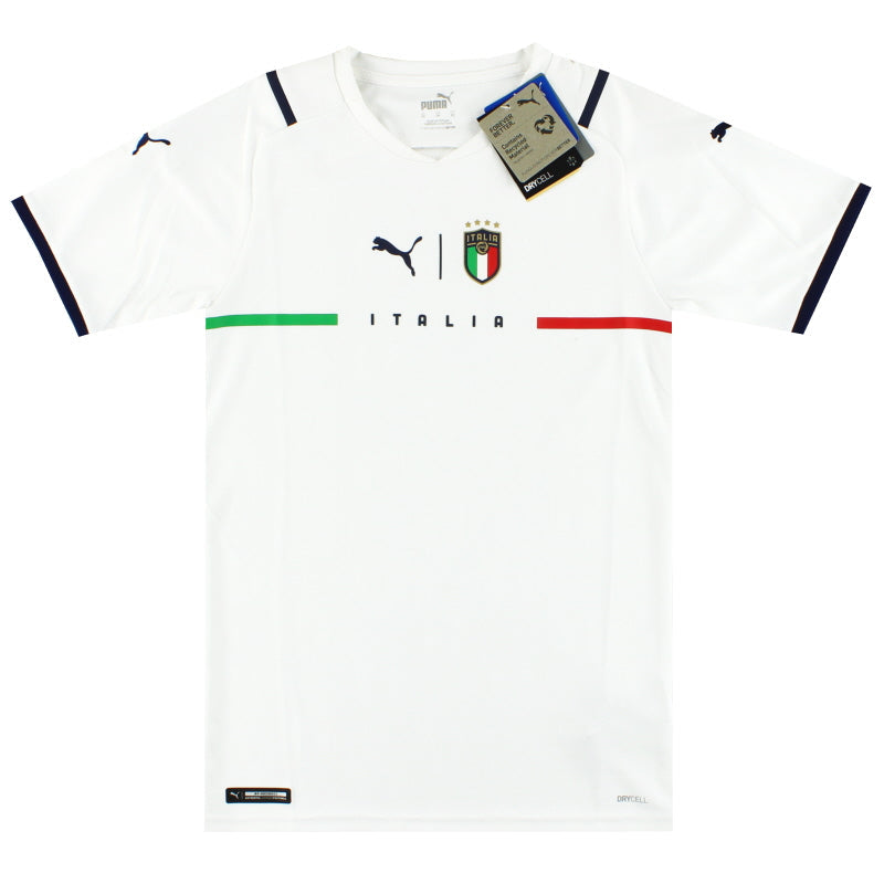 Camiseta de la segunda equipación de Italia Puma 2021-22 *con etiquetas* XS.Niños