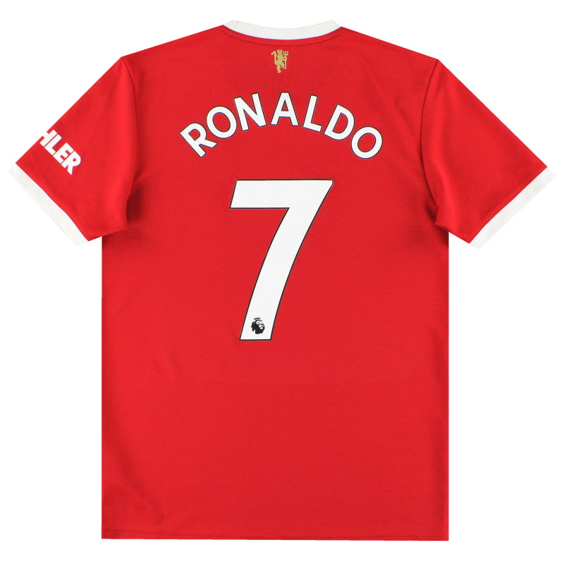2021-22 Manchester United adidas Home Shirt Ronaldo #7 L