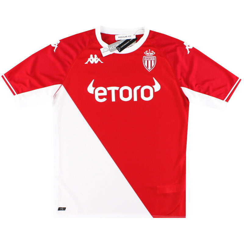 Camiseta de casa del AS Monaco Kappa Kombat 2021-22 *A ESTRENAR EN CAJA* Talla XL