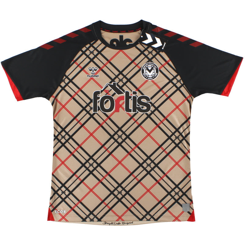 2021-22 Newport County Hummel Tercera Camiseta *Nueva en Caja* Talla S