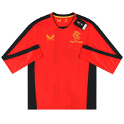 Camiseta Entrenamiento Rangers Castore '150 Aniversario' Manga Larga 2021-22 *NUEVA CON ETIQUETAS* Talla L
