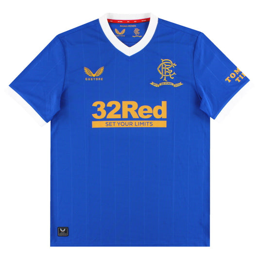 2021-22 Rangers Castore Home Shirt XXL
