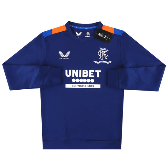 2021-22 Rangers '150 Year Anniversary' Castore Matchday Sweatshirt *w/tags* S