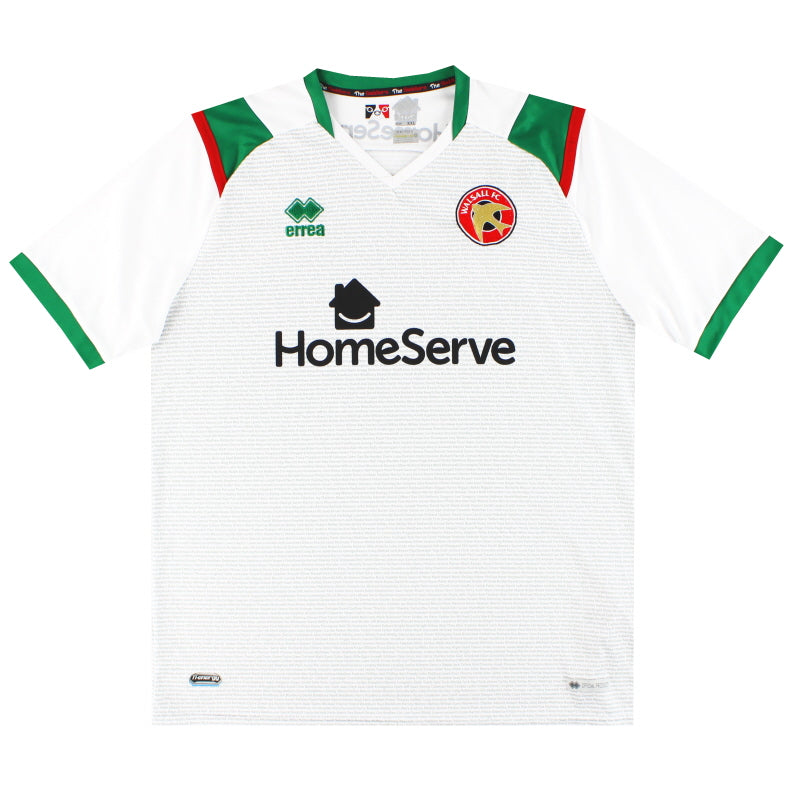 2021-22 Walsall Errea Tercera Camiseta XXL