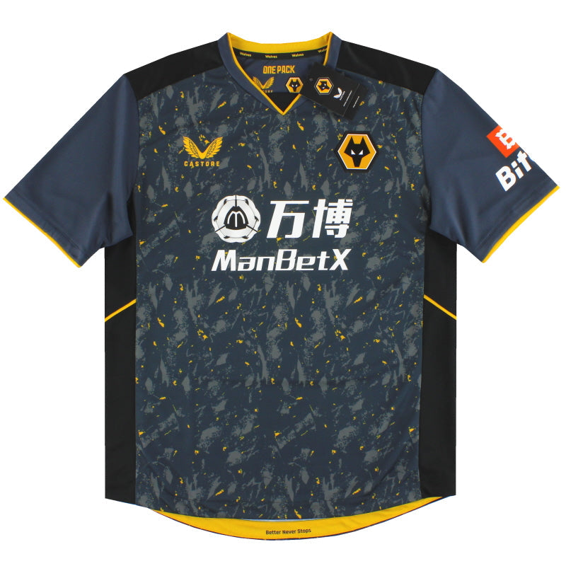 Camiseta visitante de Castore de los Wolves 2021-22 *NUEVA EN CAJA* Talla L