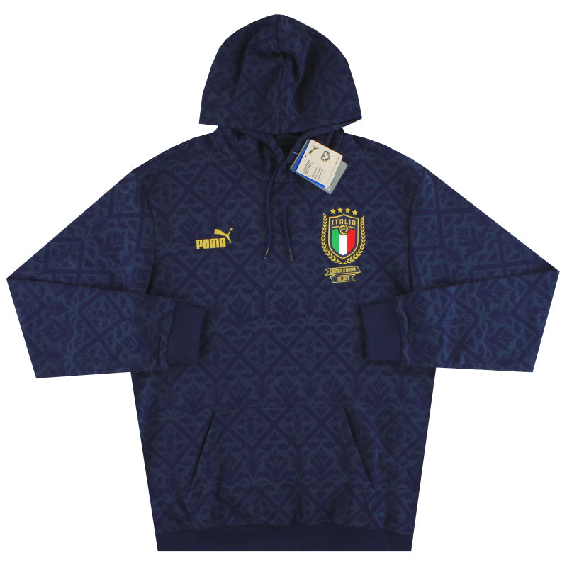 2021 Italia Puma Sudadera de Invierno 'Campioni D'Europa' *Nueva en Caja* M