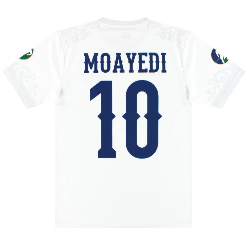2021 Mesquite Outlaws Hummel Camiseta de visitante Moayedi #10 *Como nueva* L
