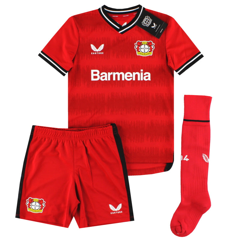 2022-23 Bayer Leverkusen Castore Conjunto completo de local *BNIB* Juvenil