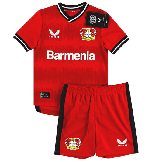 2022-23 Bayer Leverkusen Castore Home Shirt and Shorts *w/tags* 5-6 Years M