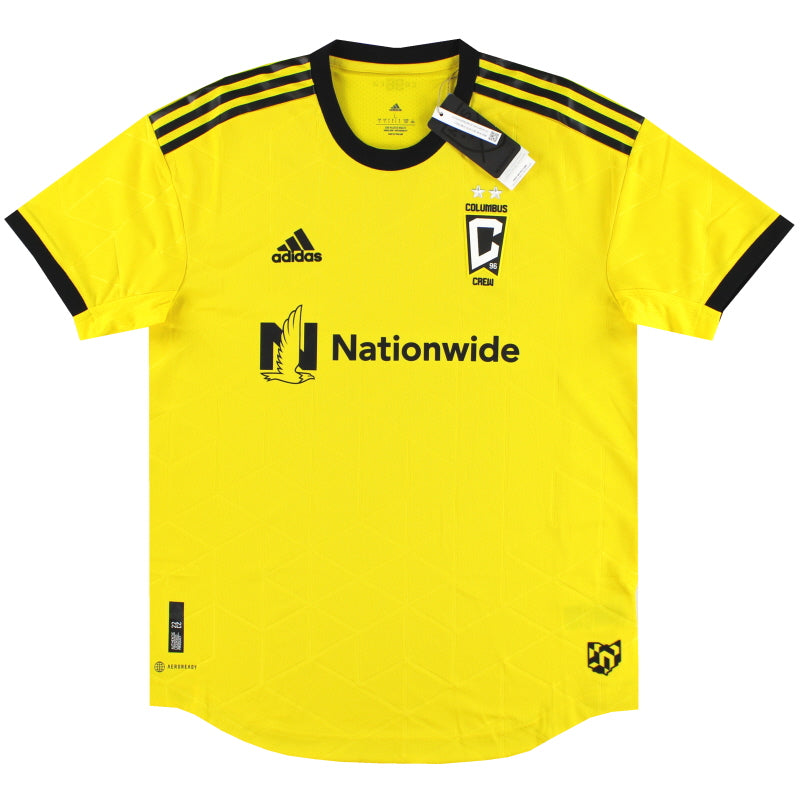 2022 -23 Columbus Crew adidas Authentic Home Shirt *con etiquetas* XL