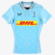 Camiseta de prepartido Castore Harlequins 2022-23 Issue para jugador *Como Nueva* XXXXXL