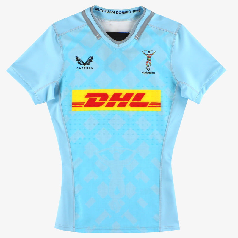 Camiseta de prepartido Castore Harlequins 2022-23 Issue para jugador *Como Nueva* XXXXXL