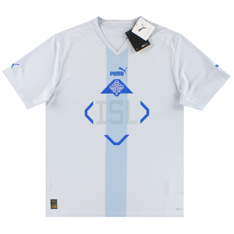 Camiseta de visitante de Islandia Puma 2022-23 *con etiquetas* S