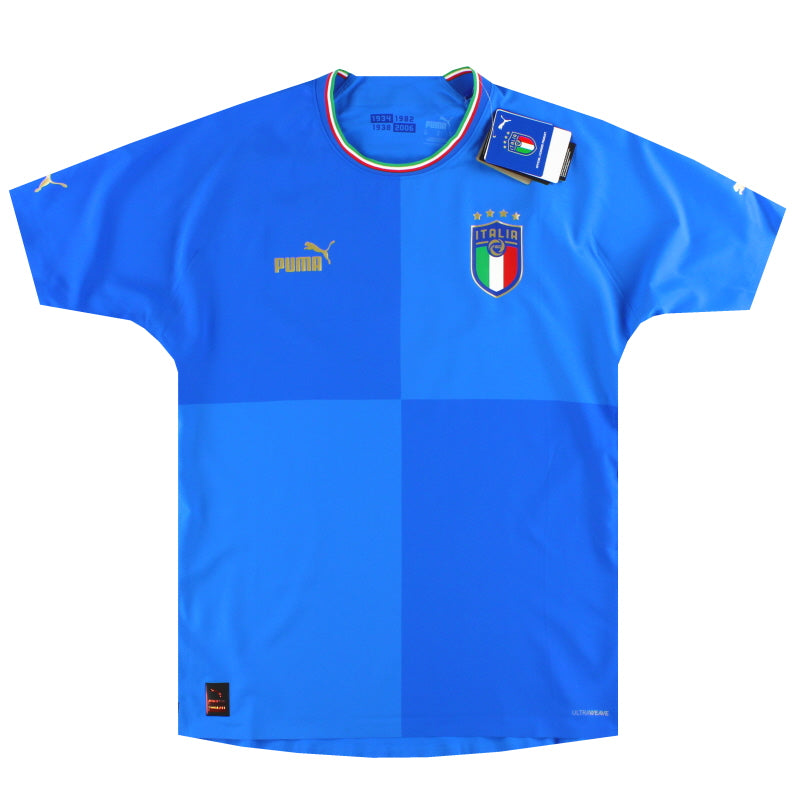 2022-23 Camiseta de local auténtica Puma de Italia *con etiquetas* XL