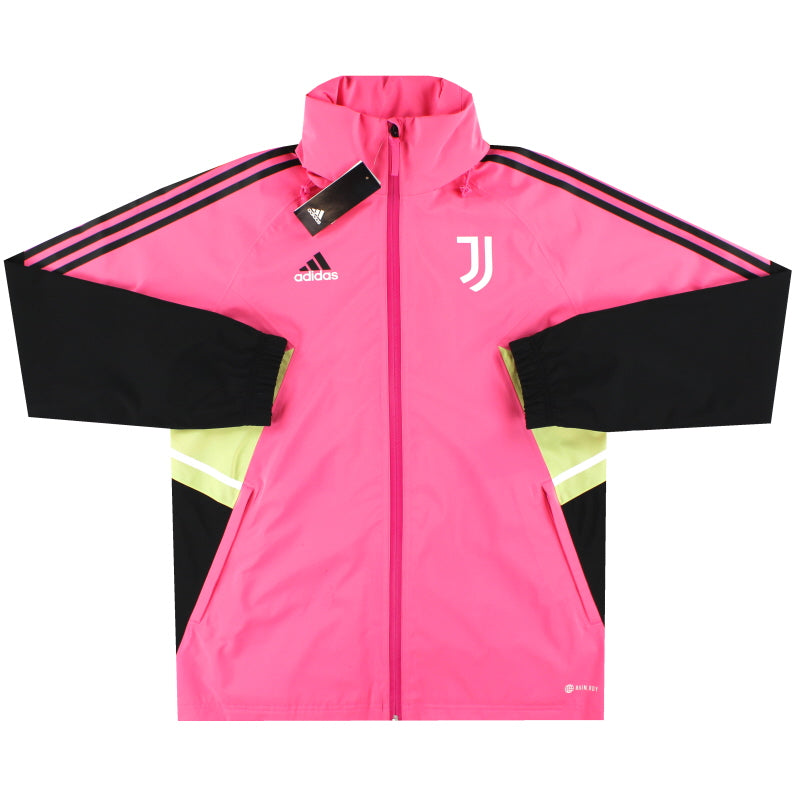 2022-23 Juventus adidas CHAQUETA IMPERMEABLE DE MUESTRA *con etiquetas* M