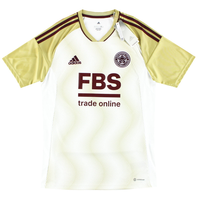 2022-23 Leicester adidas Tercera Camiseta *Nueva en Caja* Talla S