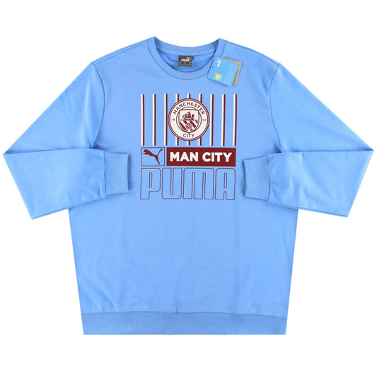 2022-23 Manchester City Puma FtblCore Crew Sweatshirt *w/tags* M