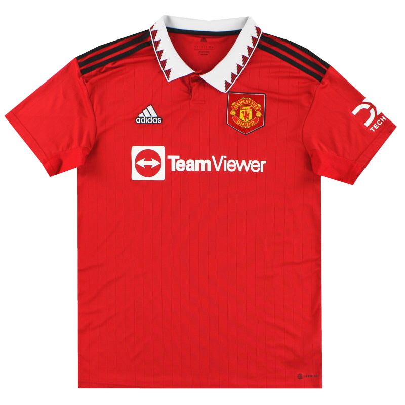 Camiseta de local adidas del Manchester United 2022-23 *Impecable* XL