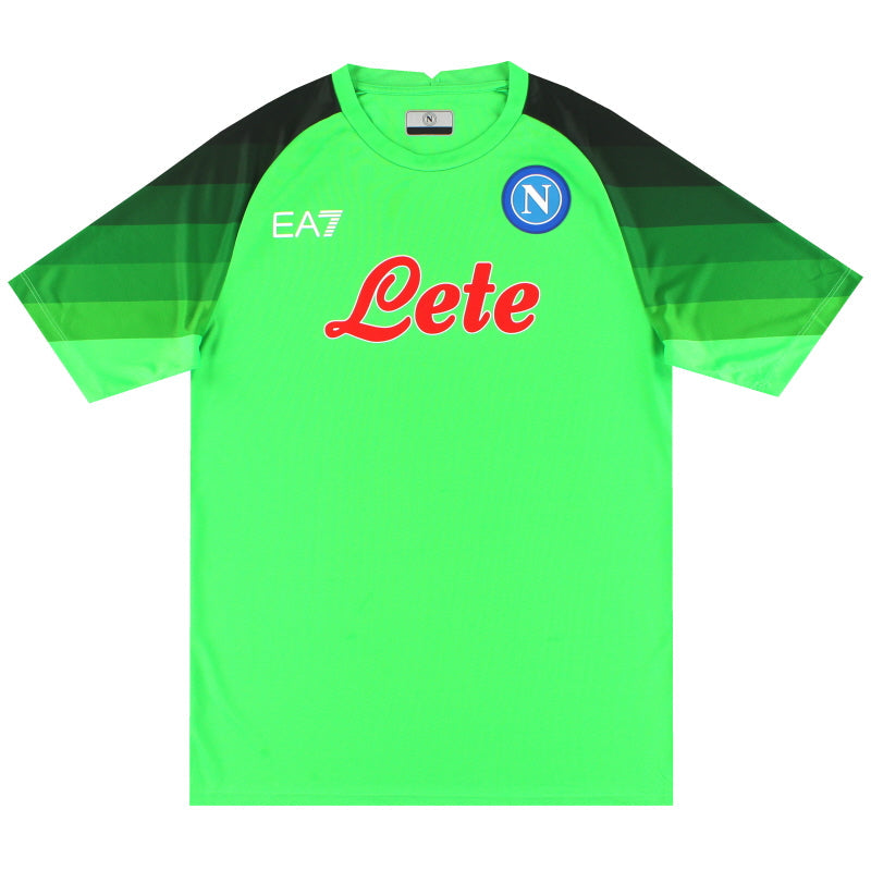 Camiseta de Portero Napoli EA7 Europea 2022-23 *Como Nueva* XL