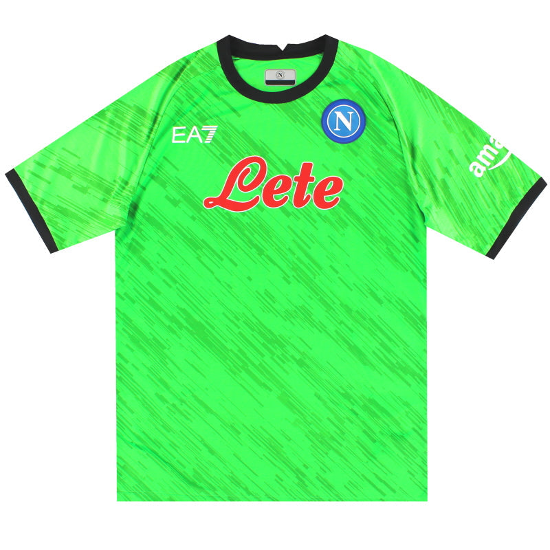 2022-23 Camiseta de portero del Napoli EA7 *Como nueva* XXL