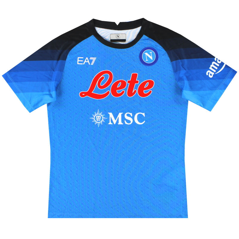 Camiseta Local 2022-23 Napoli EA7 *Como Nueva* Joven