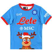 Camiseta de Navidad 2022-23 Napoli EA7 'Special Edition' *Como Nueva* Juvenil