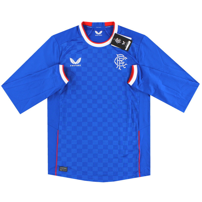 Camiseta L/S Castore Pro de local de los Rangers 2022-23 *BNIB* L