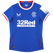 2022-23 Rangers Castore Camiseta Local Mujer *Como Nueva* Talla S