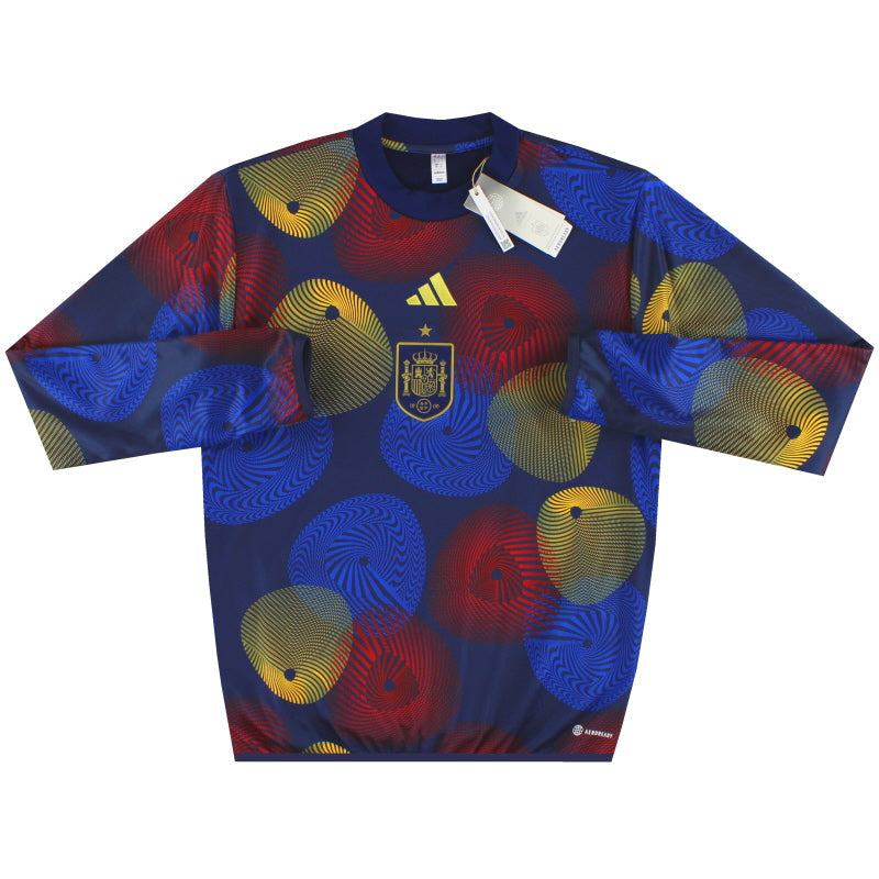 2022-23 España adidas Top de Calentamiento Pre-Partido *con etiquetas* S