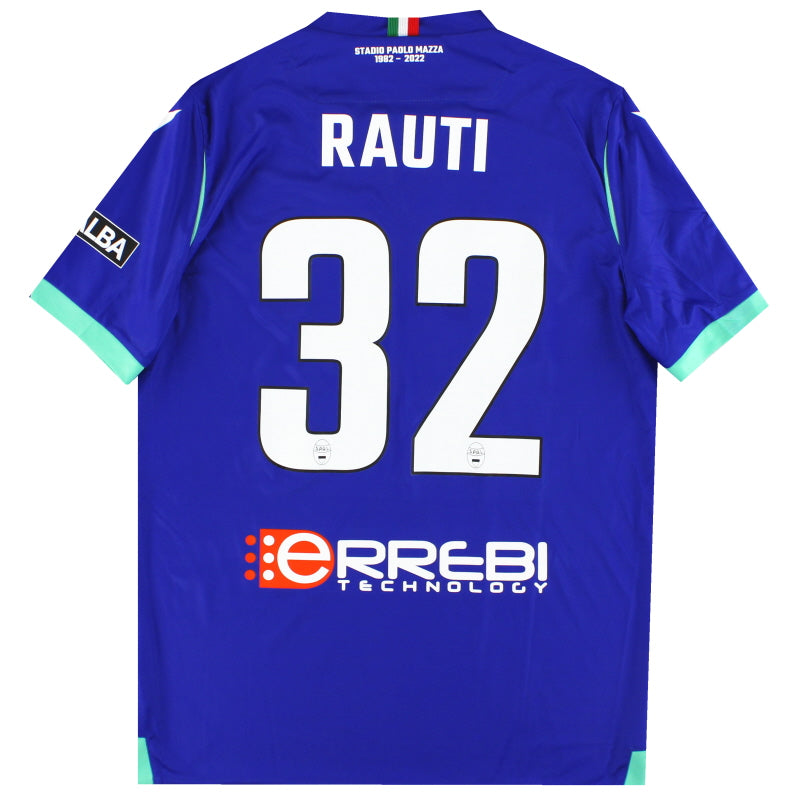 Camiseta SPAL Macron Tercera Equipación Jugador 2022-23 Rauti #32 *Como Nueva* L