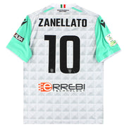Camiseta de la segunda equipación de jugador del SPAL Macron 2022-23 Zanellato #10 *Como nueva* XL